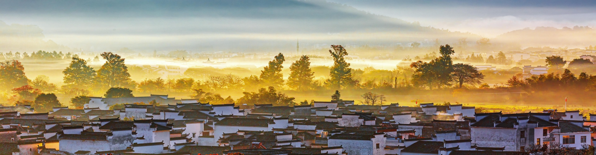 油画江南，如梦似幻